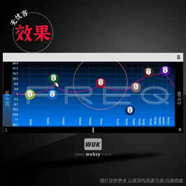 效果	King Oz Records VSTplug freq（频率均衡处理）（W）