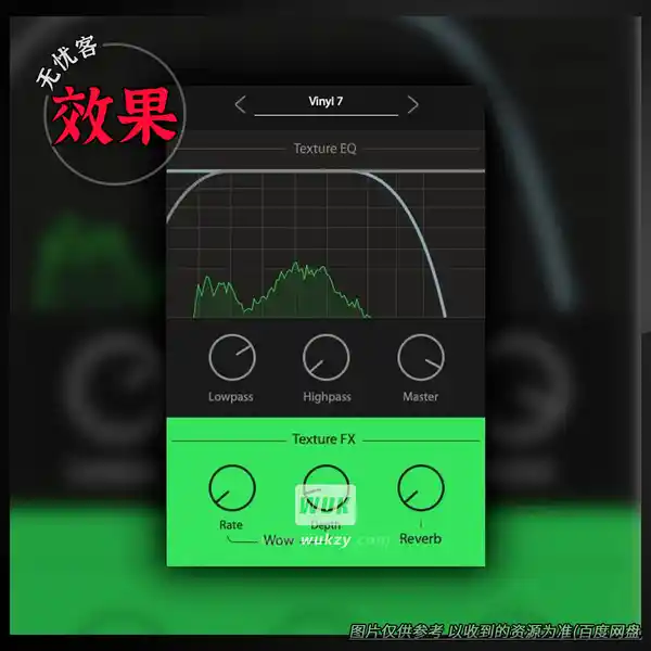 效果	Kits Kreme Textures FX Plugin（纹理音效处理）（W+M）