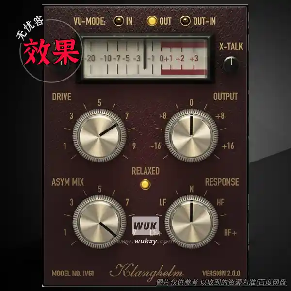 效果	Klanghelm IVGI Saturation And Distortion（饱和失真效果）（W+M）