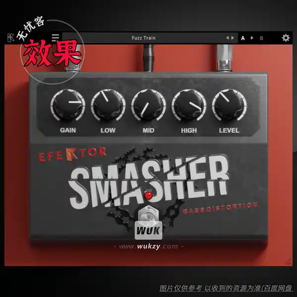 效果	Kuassa Efektor Bass Smasher（贝斯过载效果）（W）