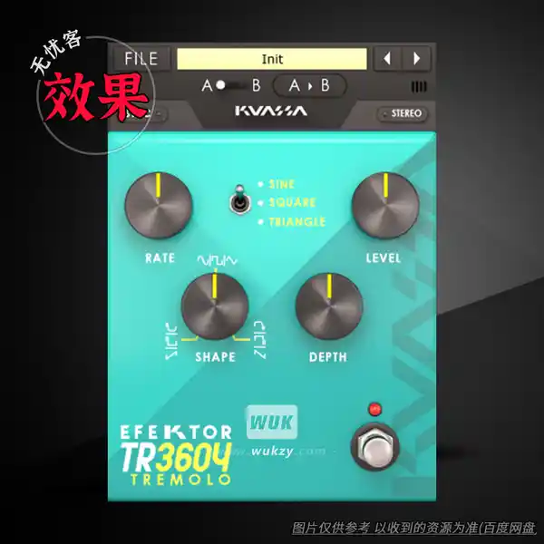 效果	Kuassa Efektor TR3604（颤音效果器）（W）