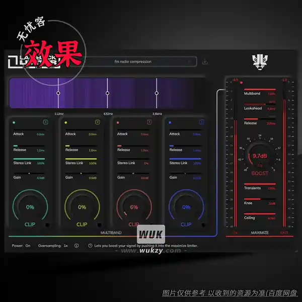 效果	Laidback Luke Laidback Limiter（双级 砖墙式限制器）（W）