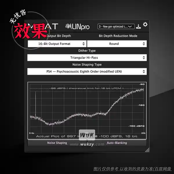 效果	MAAT Digital LINpro（线性相位均衡器）（W）