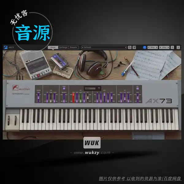 音源	Martinic AX73（80年代模拟合成器）（W+M）