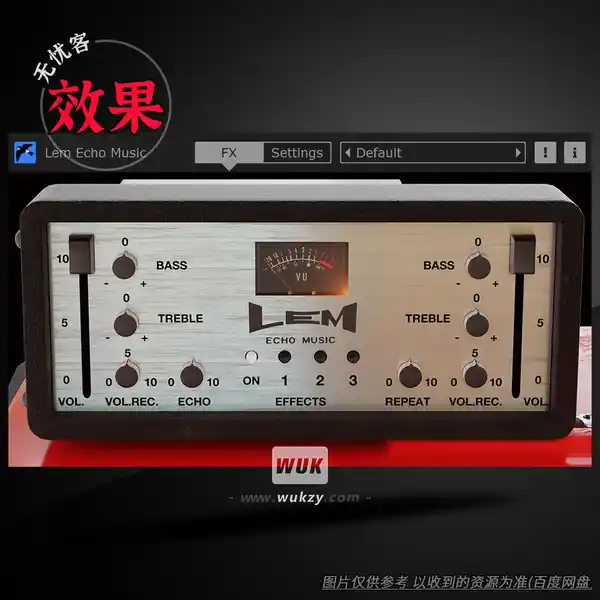 效果	Martinic Lem Echo Music（意大利复古磁带延迟）（W+M）