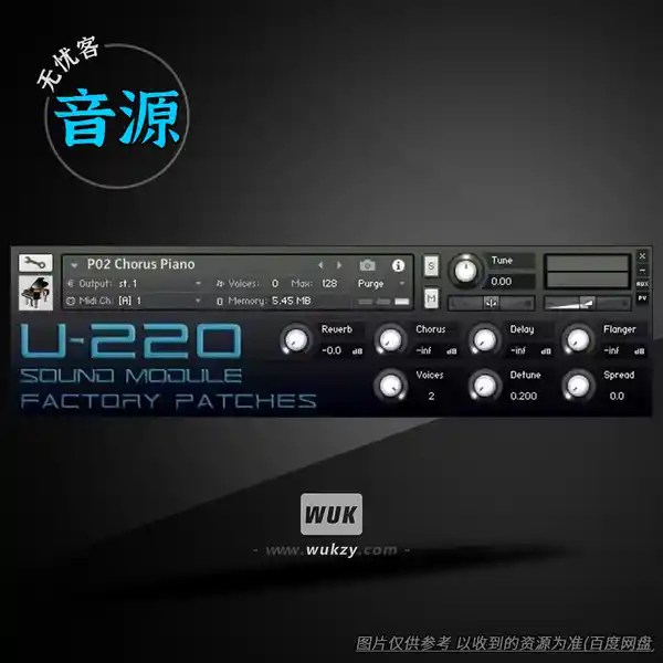 KTK Nion Roland U-220 Complete Sample Collection（罗兰U-220键盘音源）