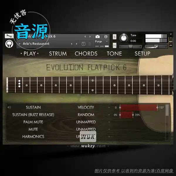KTK	Orange Tree Samples Evolution Flatpick 6 v1.3.0（拨片6弦木吉他）