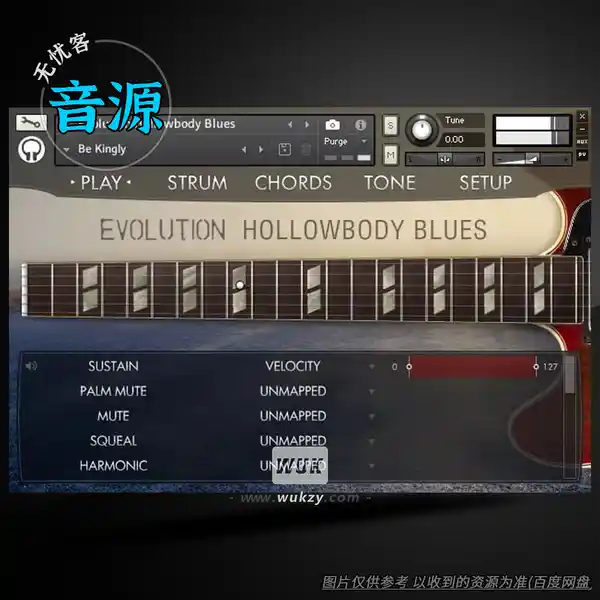 KTK	Orange Tree Samples Evolution Hollowbody Blues v1.3.0（空心电吉他布鲁斯）