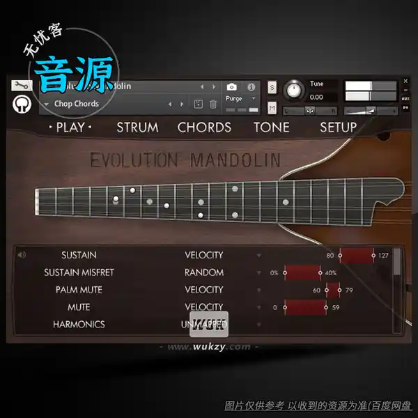 KTK	Orange Tree Samples Evolution Mandolin v1.3.0（曼陀铃拨片音色库）