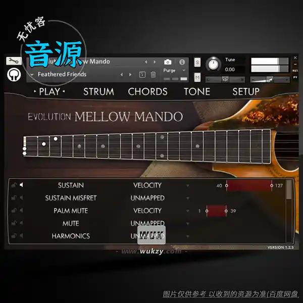 KTK	Orange Tree Samples Evolution Mellow Mando v1.3.0（1917 A-style曼陀林-温暖木质吉他）
