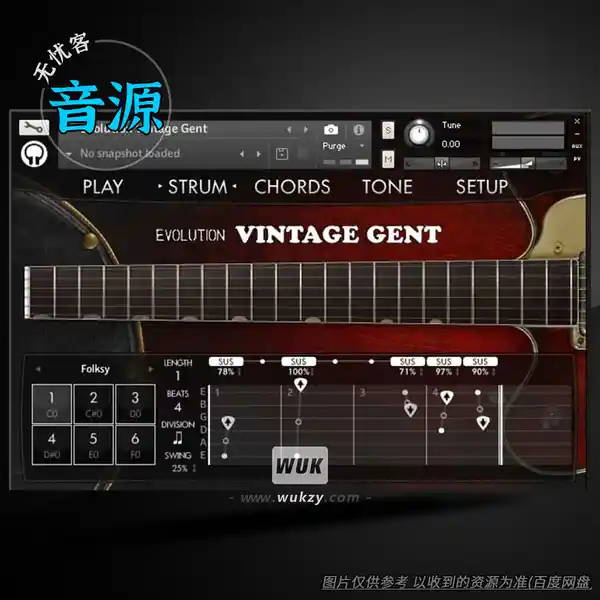 KTK	Orange Tree Samples Evolution Vintage Gent v1.3.0（复古绅士空心吉他）