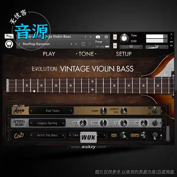 KTK	Orange Tree Samples Evolution Vintage Violin Bass v1.3.0（复古小提琴贝斯）