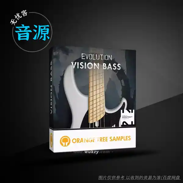 KTK	Orange Tree Samples Evolution Vision Bass v1.3.0 KONTAKT（贝斯音色音源）