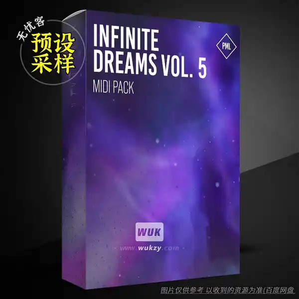 采样	Production Music Live Infinite Dreams Vol.5 MIDI Pack（MIDI旋律素材）