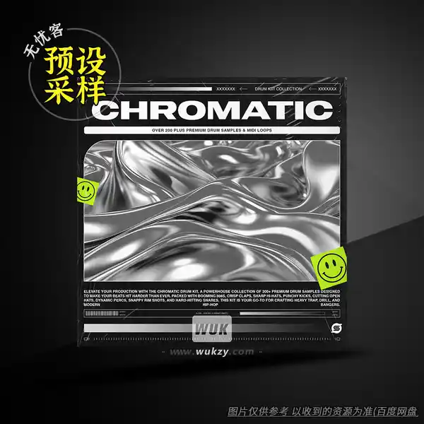 采样	Studio Trap Chromatic Drum Kit WAV MiDi（半音阶鼓采样）