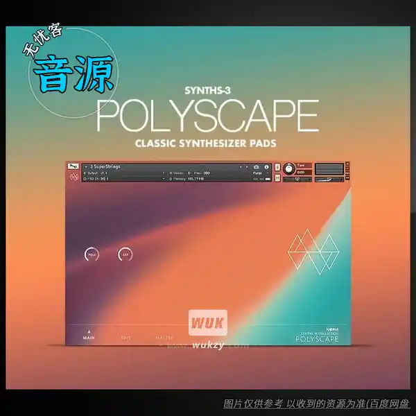 KTK	Karanyi Sounds Synths 3 Polyscape（复古合成器氛围铺底库）