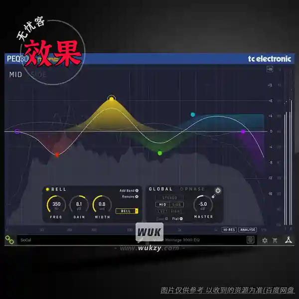 效果	TC Electronic PEQ3000 NATIVE（参数均衡器插件）（W）