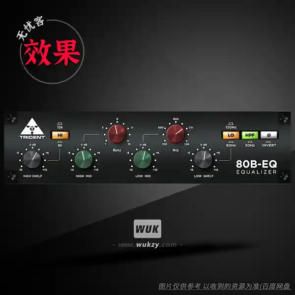 效果	Trident Audio Developments 80B EQ 2 v2.0.0（均衡效果器）（W+M）
