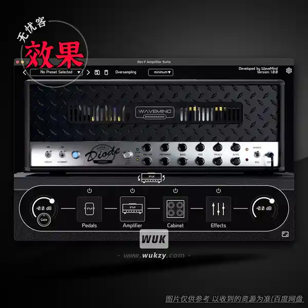 效果	Wavemind Amp Suite Rev F（音箱模拟套件）（W）