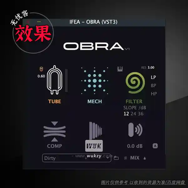 效果	iFeature IFEA ORBA（动态失真和冲击塑形）（M）