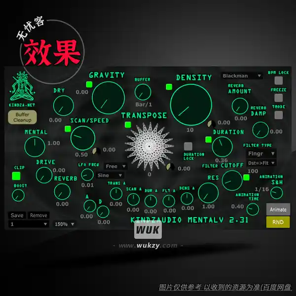 效果	kindzaudio MentalV（颗粒故障效果）（W+M）