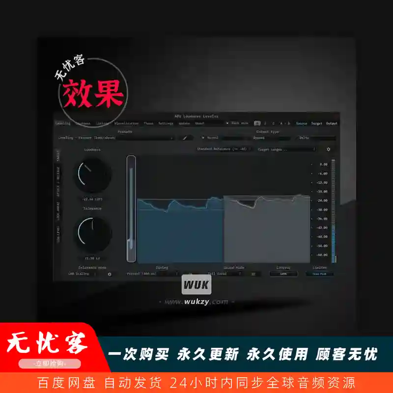 效果	APU Software Loudness Leveler v5.4.4（响度平衡器）（W）
