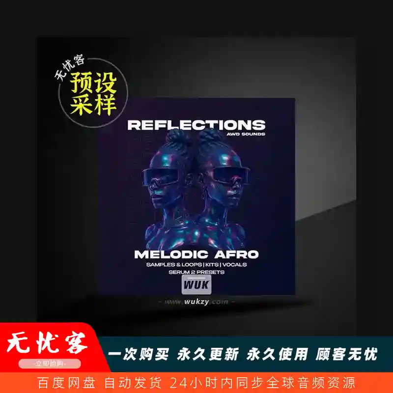 采样	AWD Sounds Reflections Vol.1 WAV MiDi Serum 2 Presets（氛围采样预设）