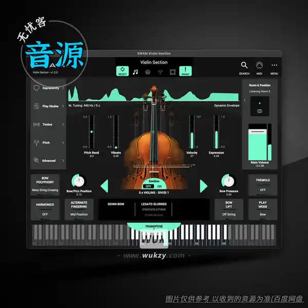 音源	Audio Modeling SWAM String Sections（建模弦乐组）（W）