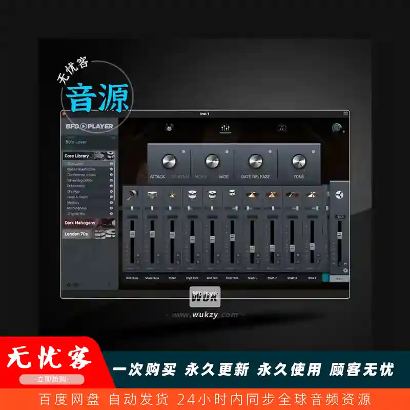 音源	BFD Drums BFD Player v1.2.3.1（鼓组播放器）（W）