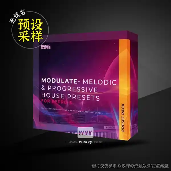 预设	Basic Wavez Modulate Melodic and Progressive House Presets for Repro-5（Repro-5浩室预设）