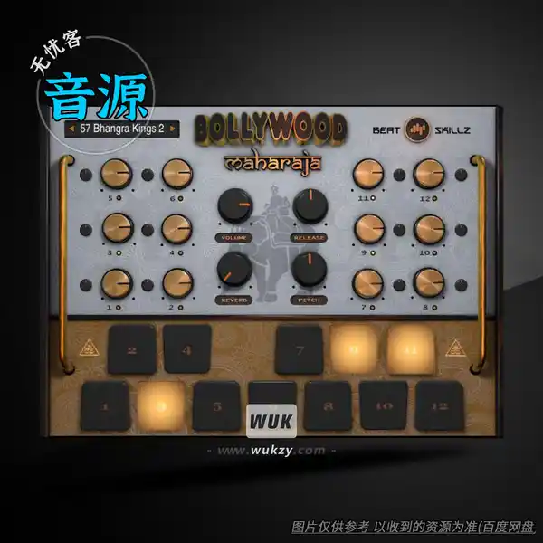 音源	BeatSkillz Bollywood Maharaja 1（宝莱坞旋律王综合音色）（W+M）