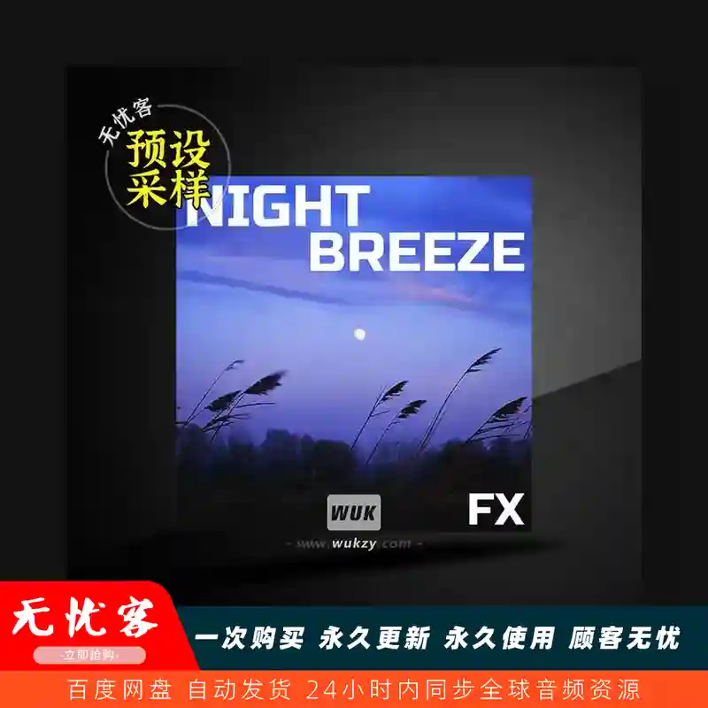 采样	Cloud Nine Records Night Breeze FX FLAC（氛围音效采样）