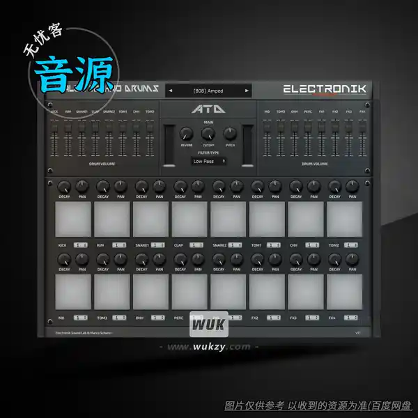 音源	Electronik Sound Lab Analog Techno Drums（模拟Techno鼓组）（W+M）