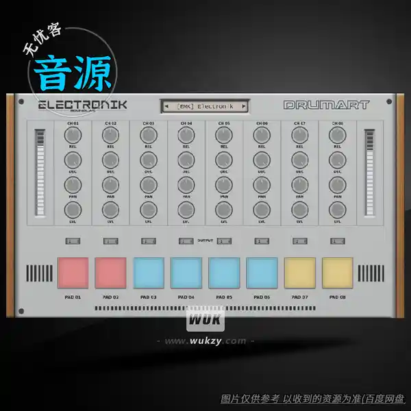 音源	Electronik Sound Lab Drumart（鼓机音源合成器）（W+M）