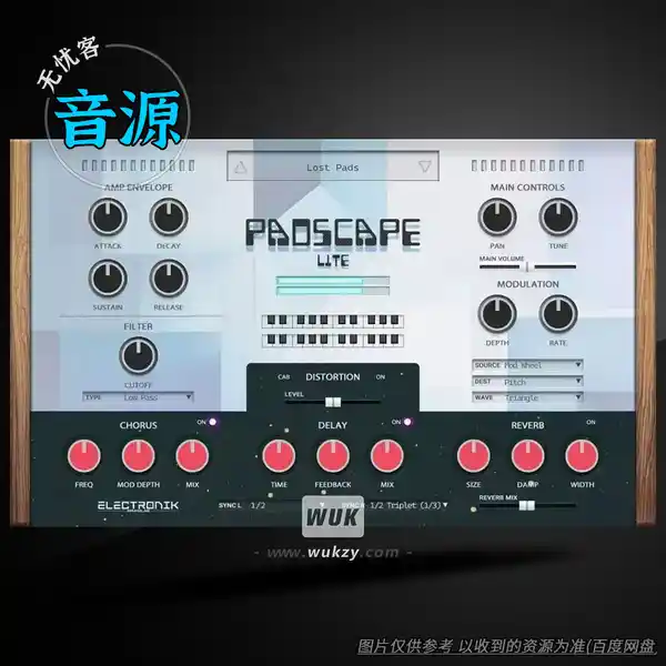 音源	Electronik Sound Lab PadScape（氛围铺底音色器）（W+M）