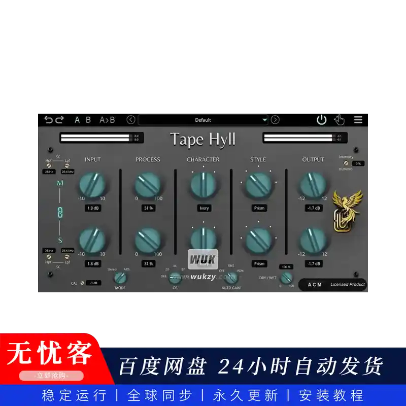 效果	GARUC Audio Tape Hyll（磁带模拟效果器）（W）