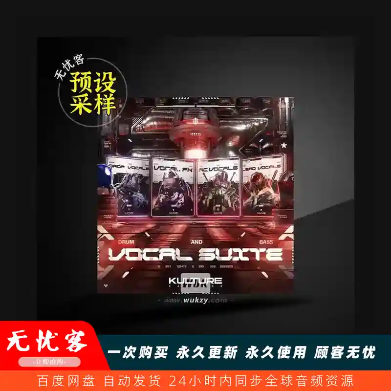 采样	Kulture Drum and Bass Vocal Suite WAV MiDi（DnB人声乐套）
