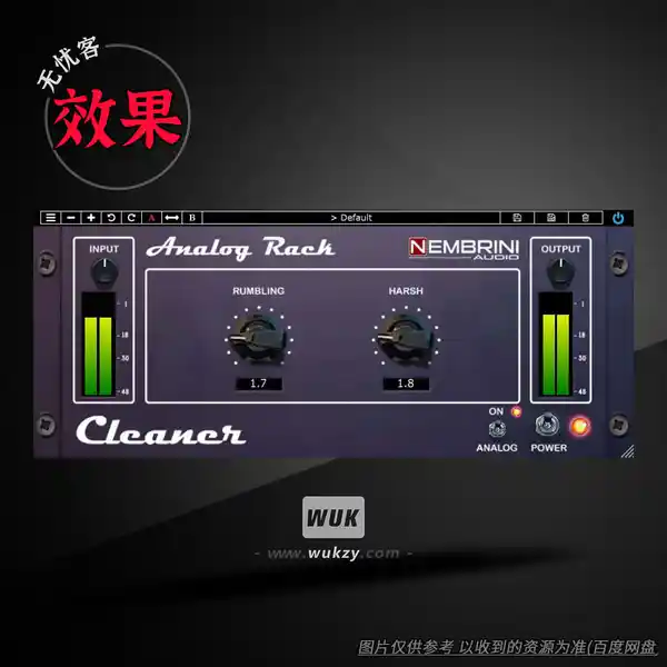 效果	Nembrini Audio Analog Rack Cleaner（机架噪声门+高频净化器）（W+M）