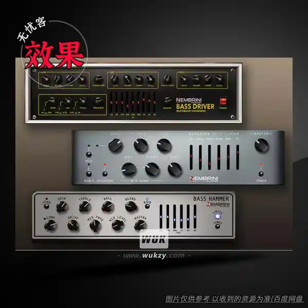 效果	Nembrini Audio Bass Amplifier Bundle（贝斯放大器套装）（W+M）