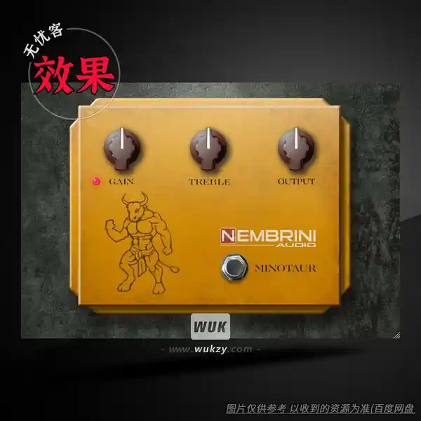 效果	Nembrini Audio Clon Minotaur（经典过载踏板模拟器）（W+M）