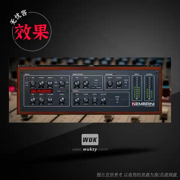 效果	Nembrini Audio Delay3000（现代延迟效果器）（W）