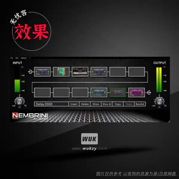 效果	Nembrini Audio Live Rig（现场演出机架+调音台+效果器一体套装）（W+M）