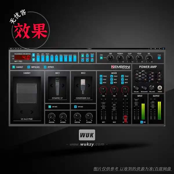 效果	Nembrini Audio Mp1 Pro（高增益金属前置放大器）（W）