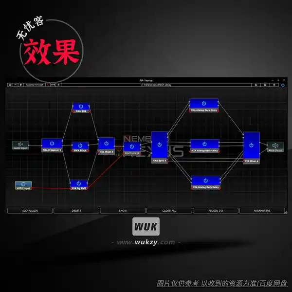 效果	Nembrini Audio Nexus（效果链路节点效果链路）（W+M）