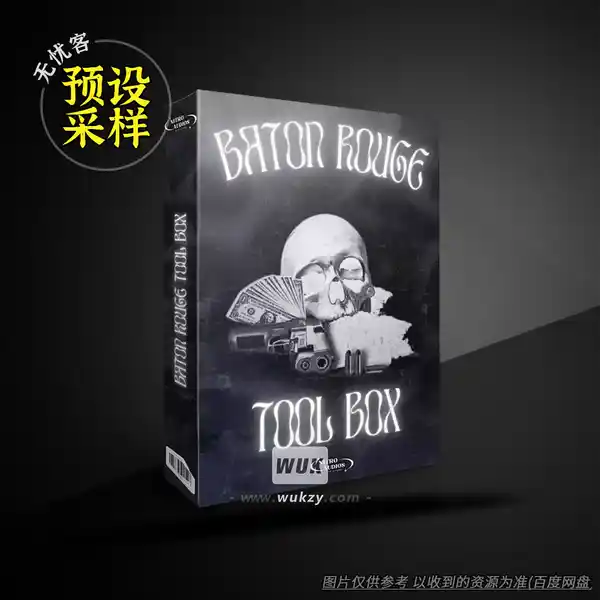 采样	Nitro Audios The Ultimate Baton Rouge Tool Box WAV MiDi FST Analog Lab V Bank（嘻哈制作采样包）