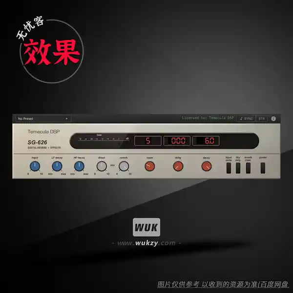 效果	Temecula DSP SG-626（经典延迟效果器）（W）