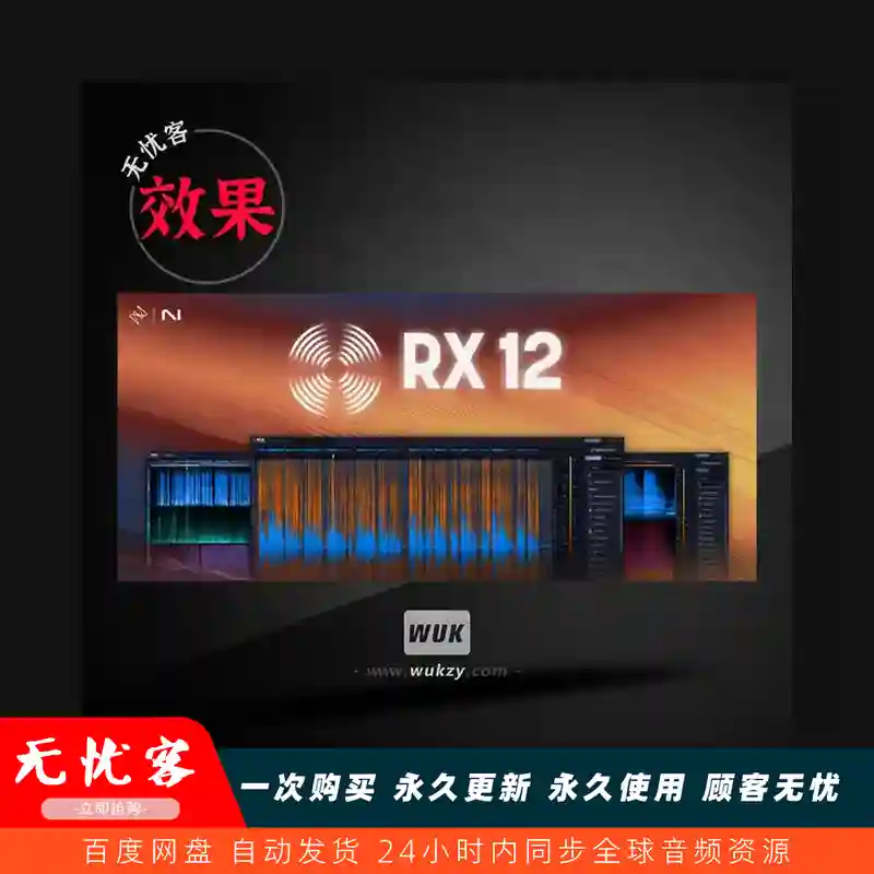 效果	iZotope RX 12 Audio Editor Advanced v12.0.0（音频修复编辑）（W+M）