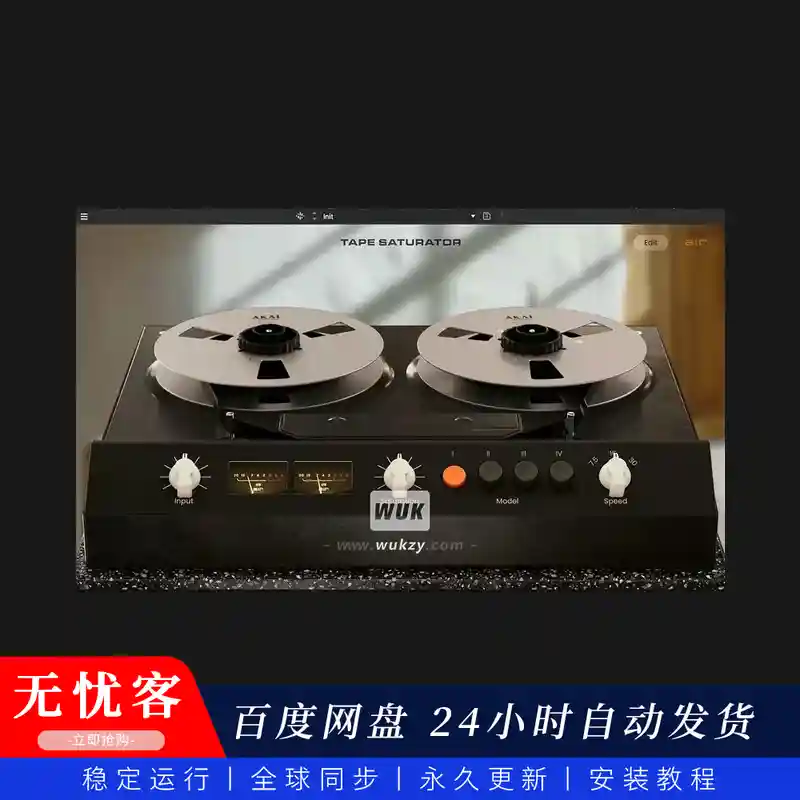 效果	AIR Music Technology AIR Tape Saturator（磁带饱和失真效果器）（W）