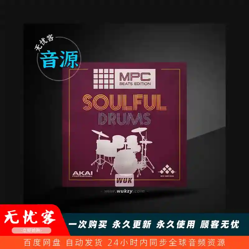 扩展	AKAI MPC MSXII Soulful Drums（MSXII 灵魂鼓组）