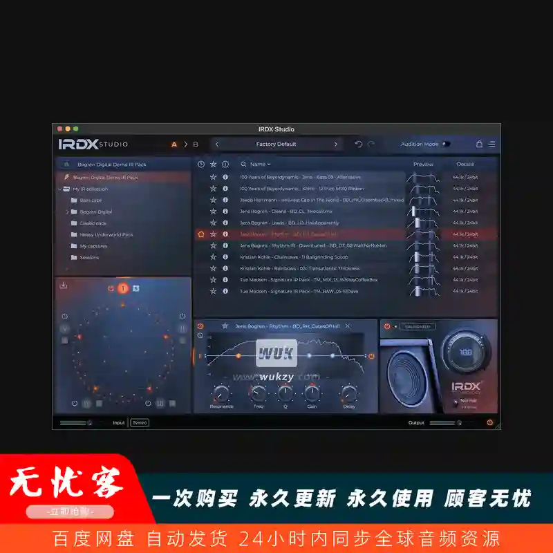 效果	Bogren Digital IRDX Studio v1.0.1383 （IR处理工具）(M)